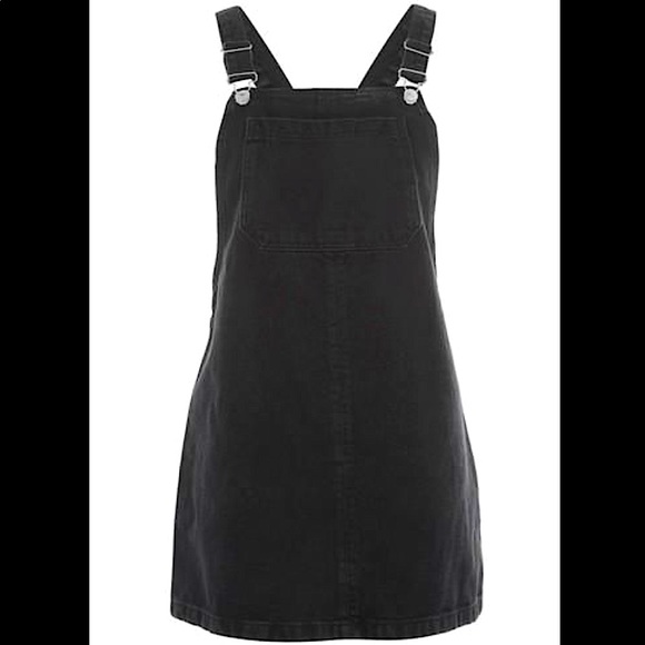 topshop black denim pinafore dress Topshop | Dresses | Topshop Black Denim Pinafore Dress
